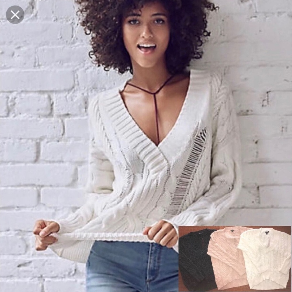 EXPRESS CABLE KNIT SWEATER